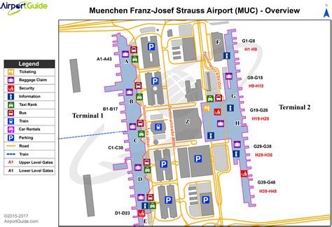 munich airport united terminal map.